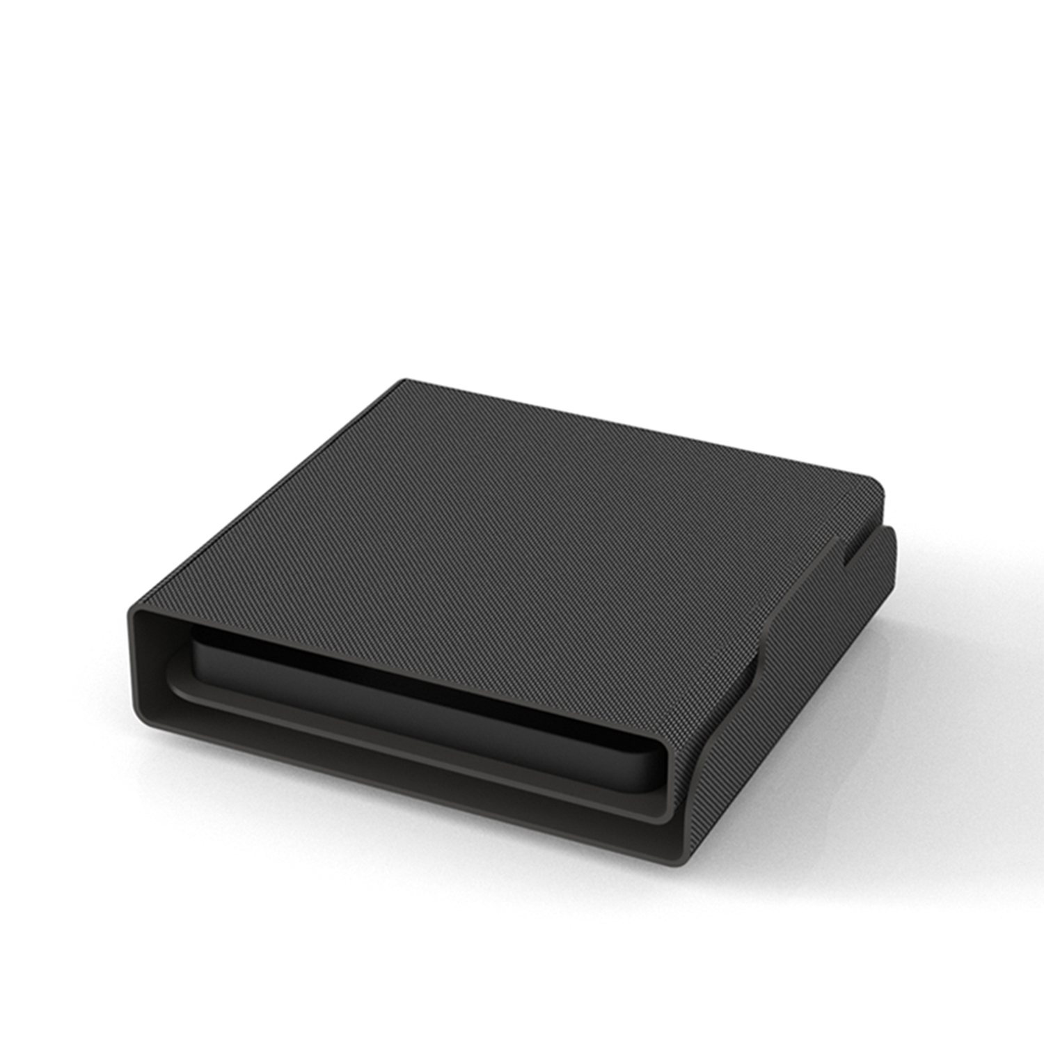 DAM. Cargador inalámbrico plegable portátil 15W, Qi, Magsafe y Apple Watch. Base de carga triple. 12,9x1,1x6,9cm