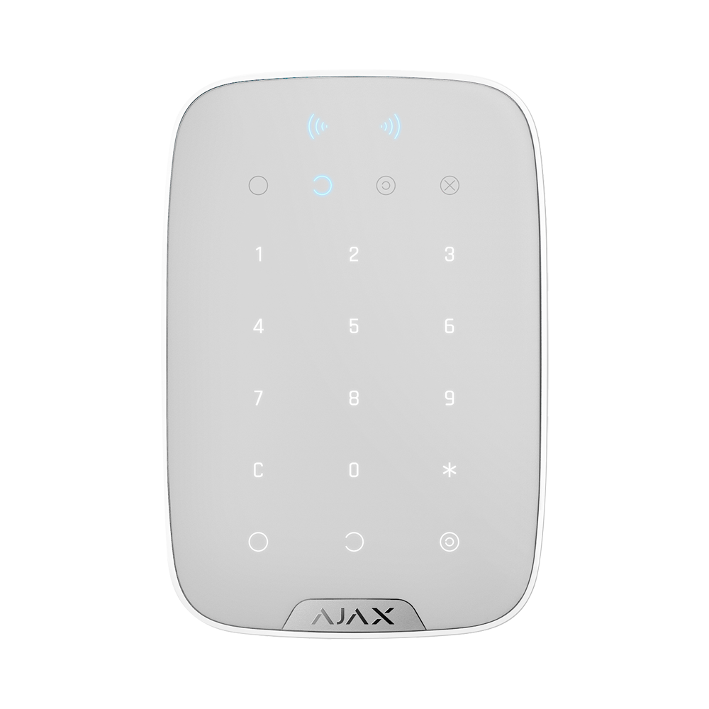 KeyPad Plus Ajax Teclado táctil con lector de tarjetas