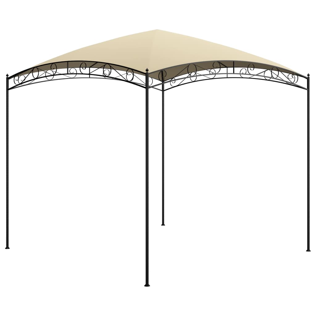 vidaXL Cenador 3x3x2,65 m 180 g/m² Pérgola Jardín Patio Toldo Tienda Color Crema,  Antracita,  Taupé y mas
