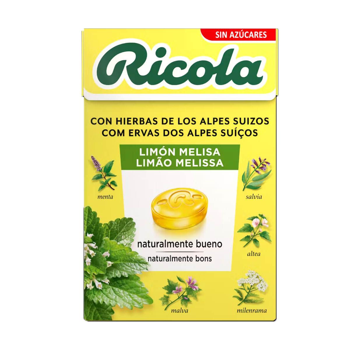 Ricola caramelo limon melisa y hierbas suizas 50 gr