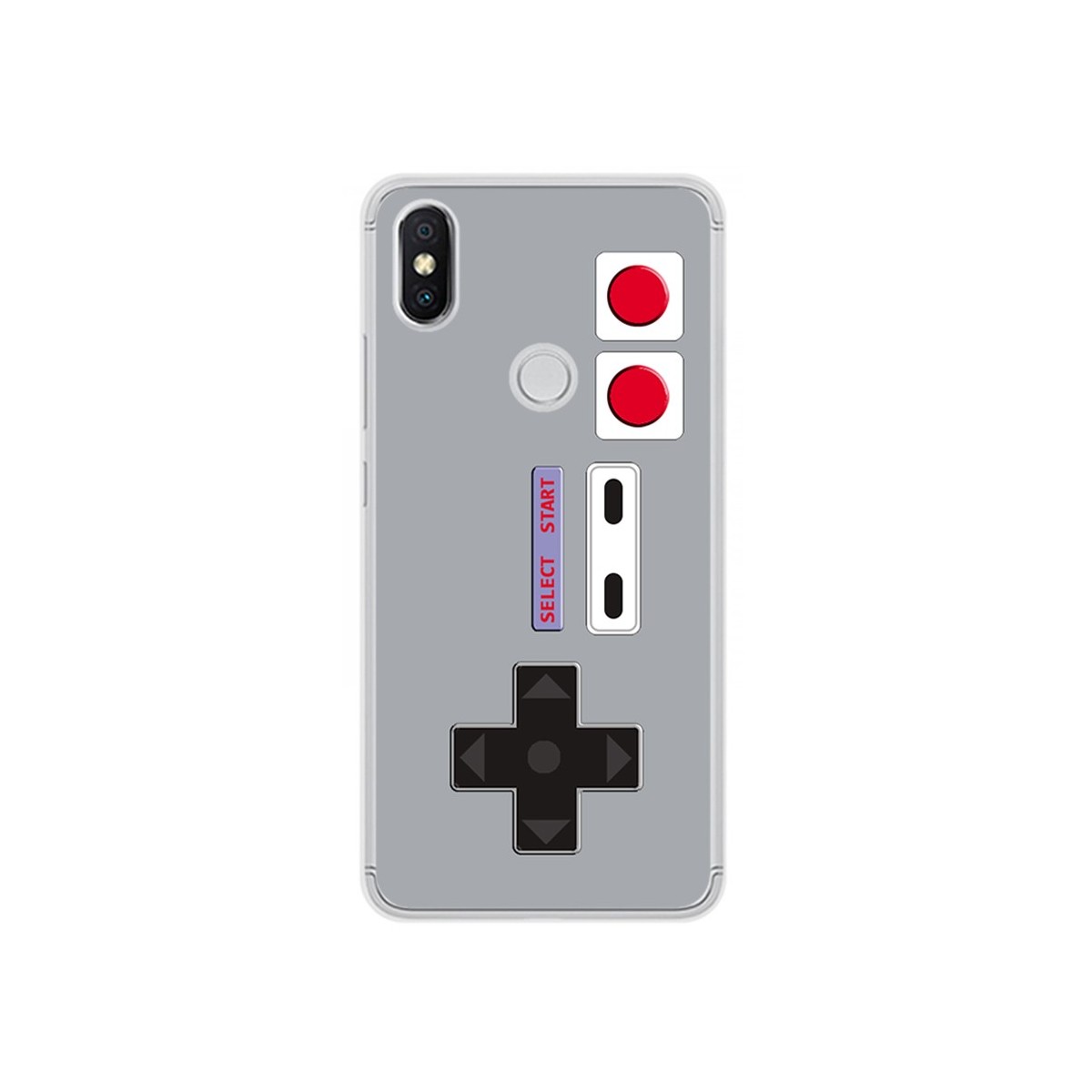 Tumundosmartphone Funda Gel Tpu para Xiaomi Redmi S2 Diseño Consola Dibujos