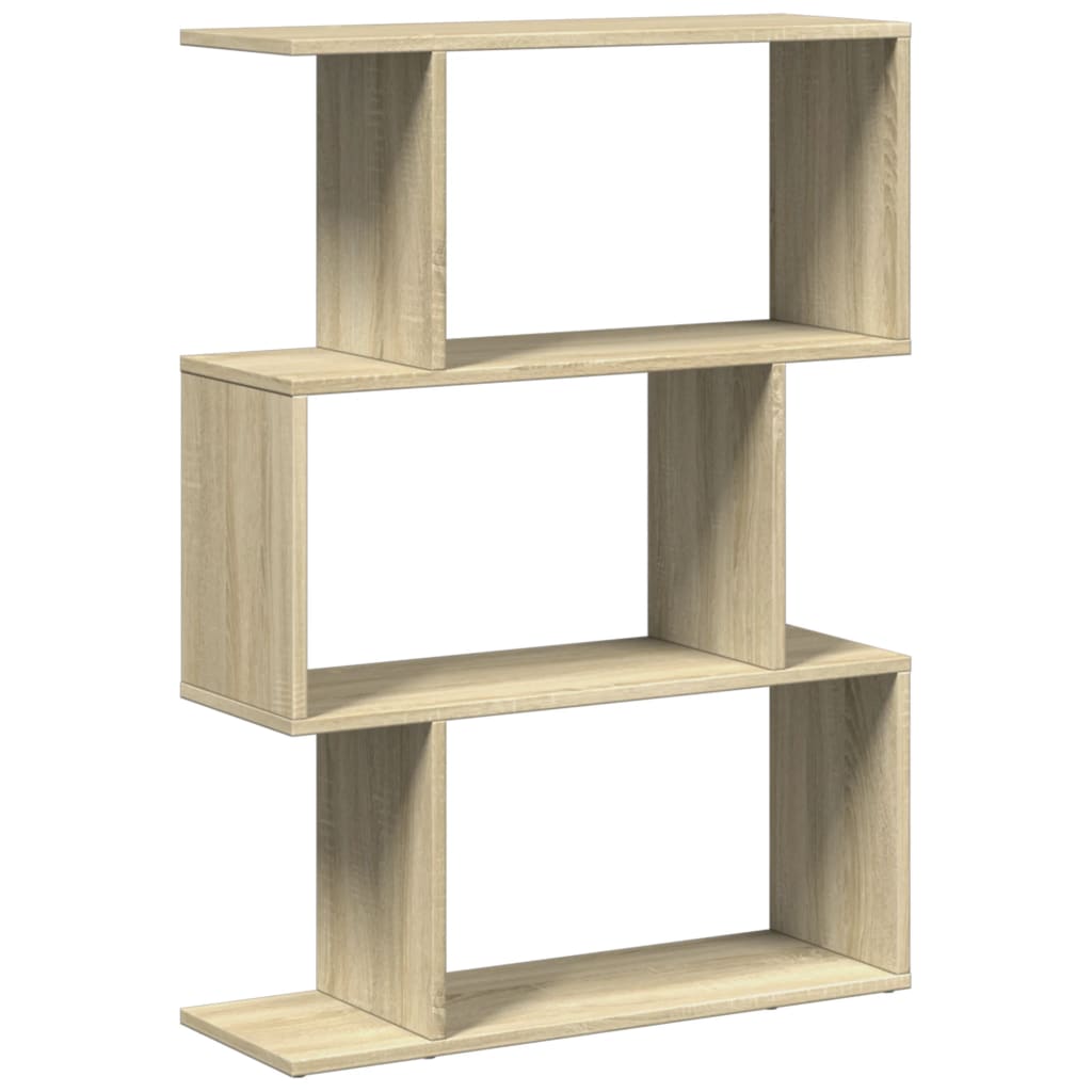 vidaXL Librería divisora 3 niveles mader 70x24x97 cm Multicolor