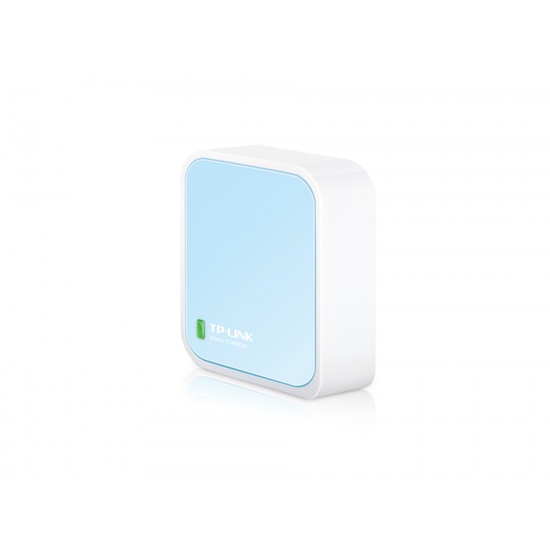 TP-Link - TL-WR802N router inalámbrico Ethernet rápido Banda única (2,4 GHz) Azul, Blanco - TL-WR802N TL-WR802N