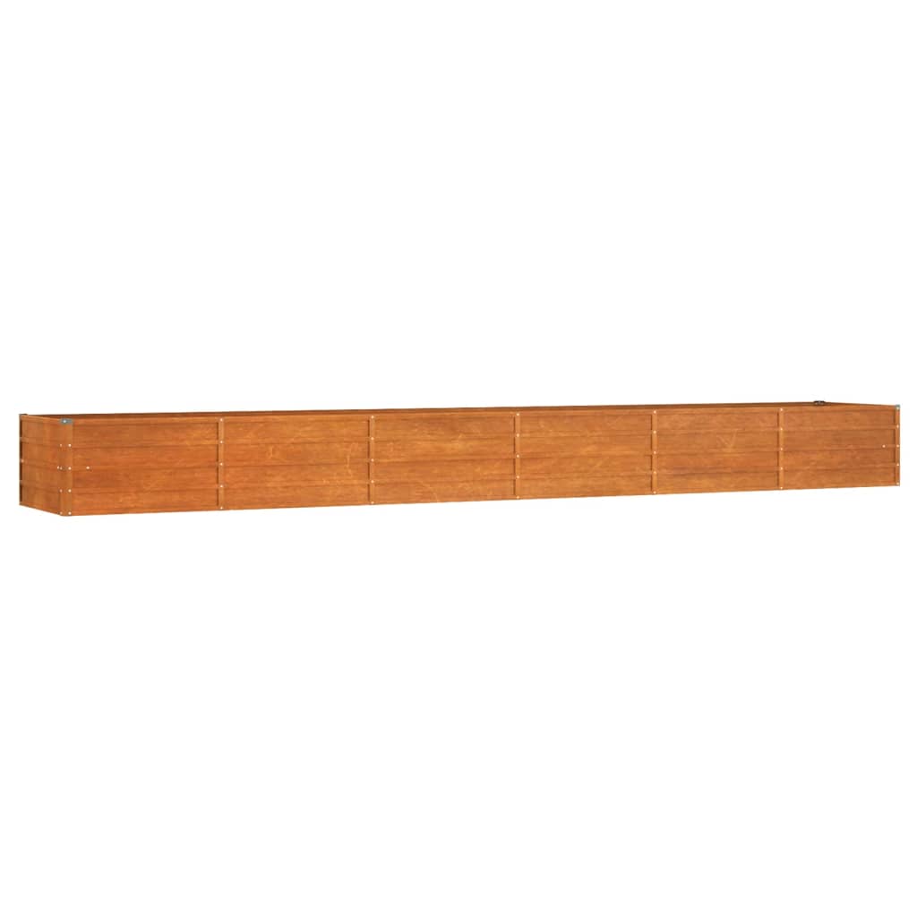 vidaXL Arriate oxidado de acero corten Dimensiones 100 x 40 x 45 cm,  100 x 40 x 77 cm,  160 x 40 x 45 cm y mas