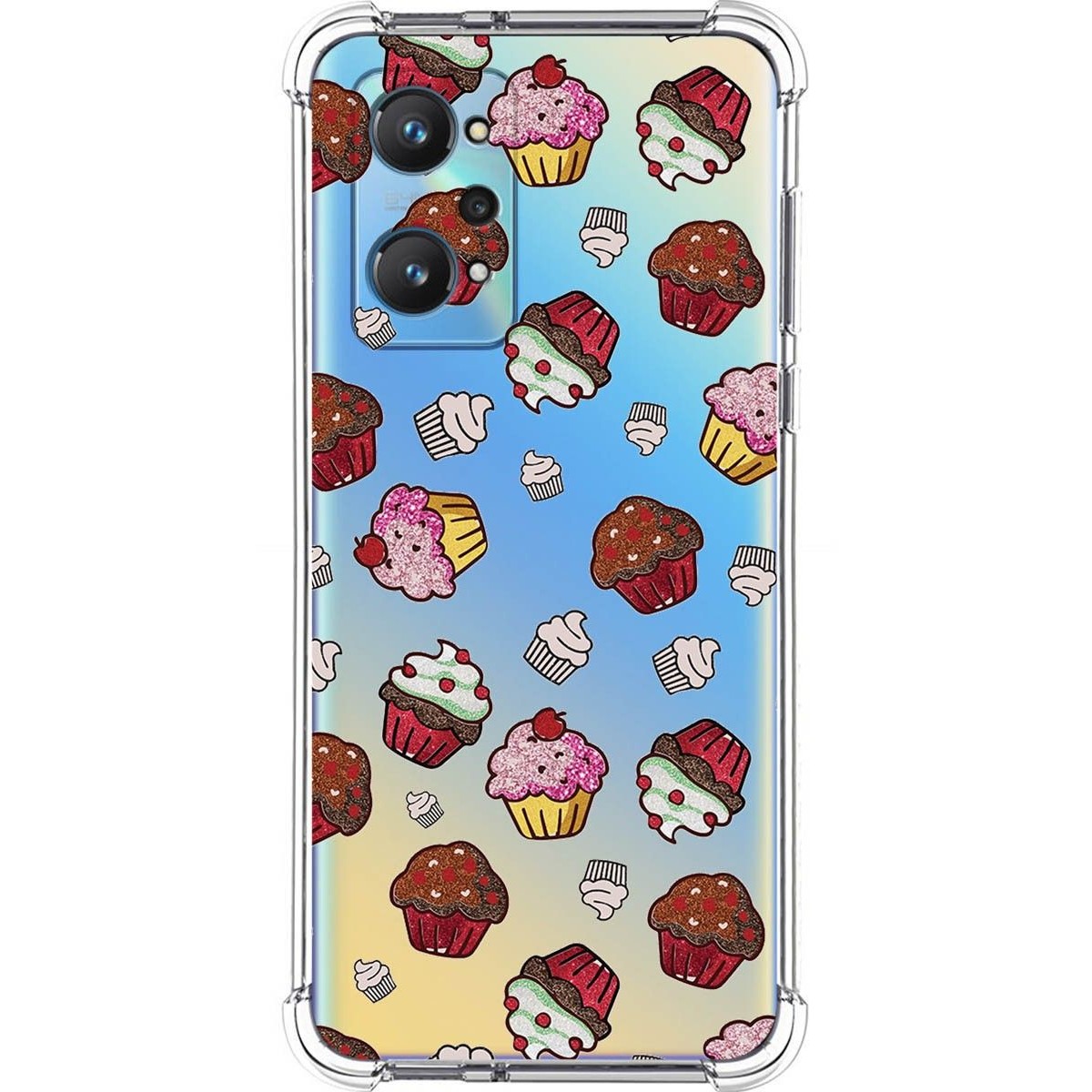 Funda Silicona Antigolpes para Realme GT NEO 2 5G diseño Muffins Dibujos