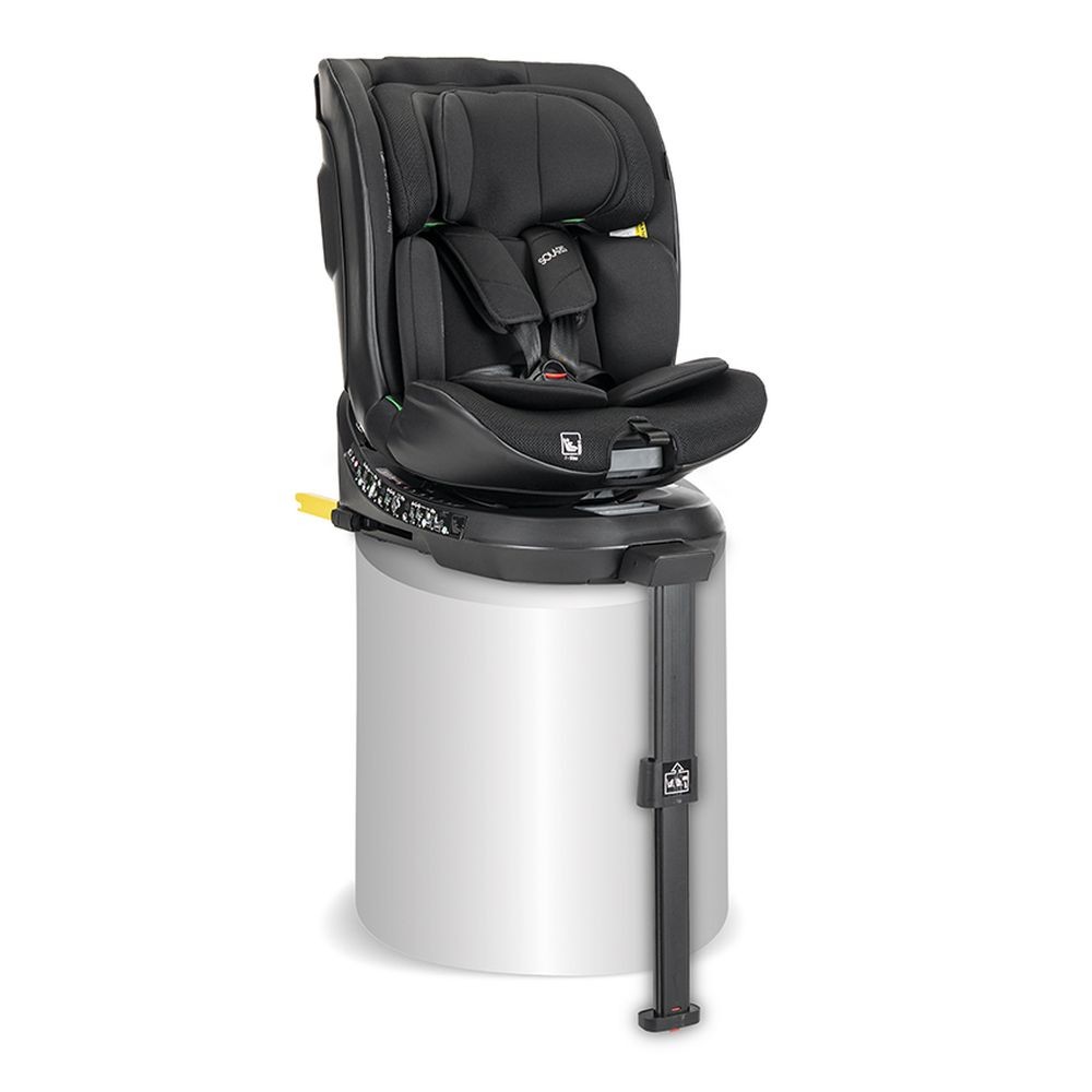Silla de auto SOLARIS i-Size con rotación 360°, ISOFIX y pata de apoyo para niños de 40 a 150 cm (0–12 años), homologada ECE R129/04
