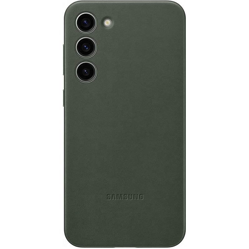 Cubierta de cuero para Galaxy S23 Plus