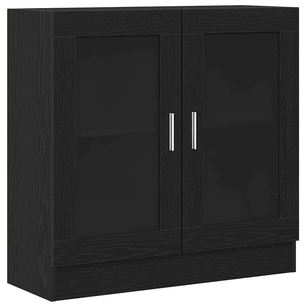vidaXL Vitrina de madera contrachapada 82,5x30,5x80 cm Multicolor