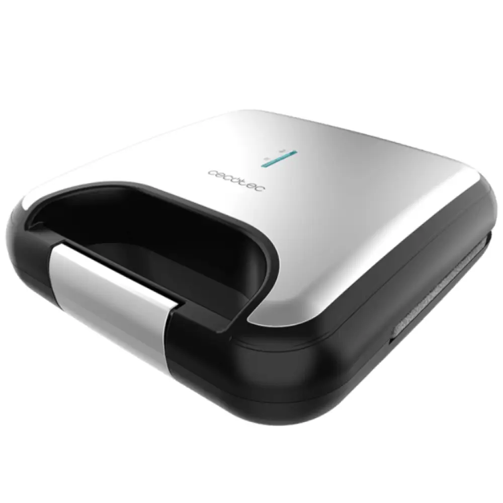 Cecotec Rock'nToast Square Sandwichera 2 Sándwiches 800W Acero Inoxidable