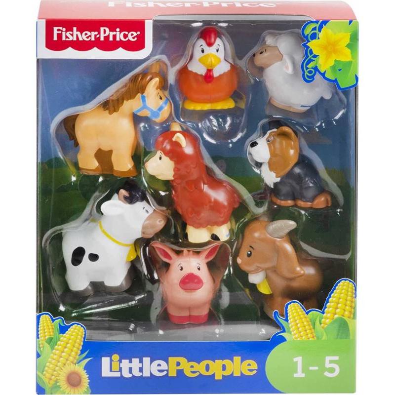 LITTLE PEOPLE PACK DE 8 FIGURAS ANIMALITOS DE LA GRANJA DE MATTEL