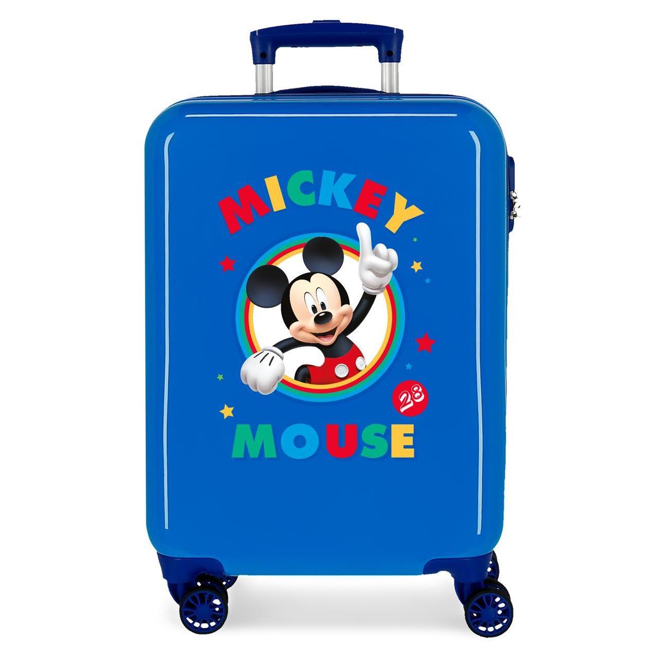 Disney Mickey Maleta De Cabina ABS Rígida Circle Mickey 55cm