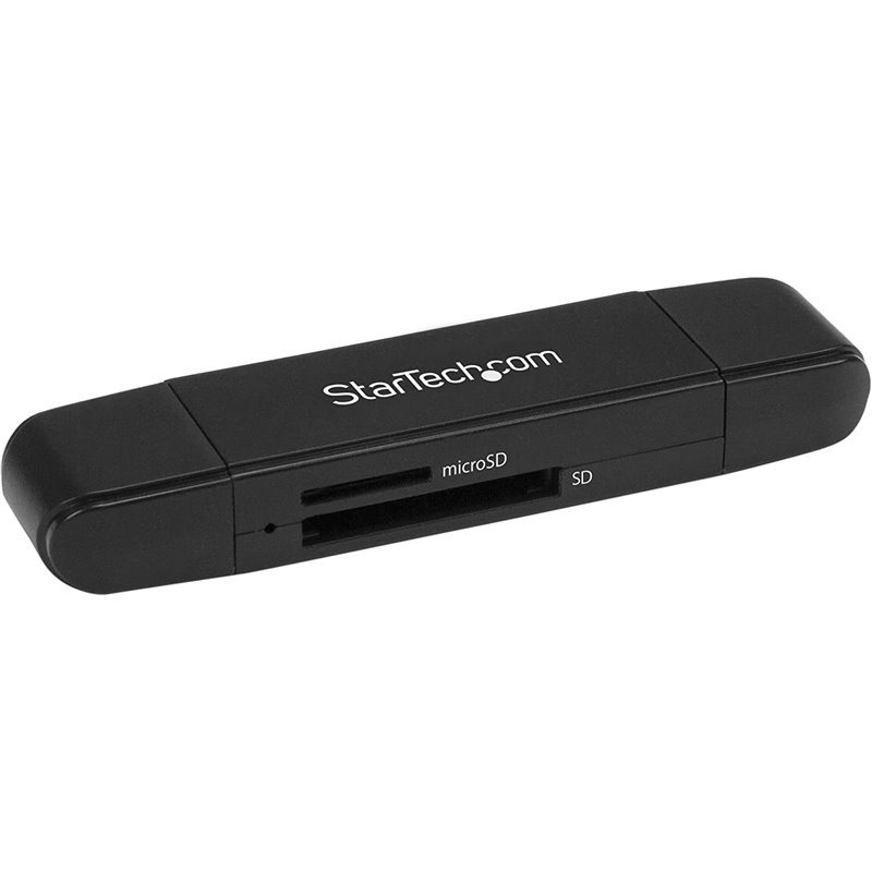 Startech Lector de Memoria Sd Microsd Usb 3 Usb-C, Negro