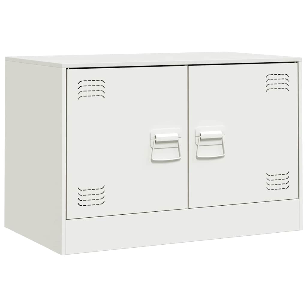 vidaXL Mueble para TV de acero 67x39x44 cm en color Rosa/Negro/Blanco y más | almacenamiento funcional diseño moderno para baño dormitorio sala