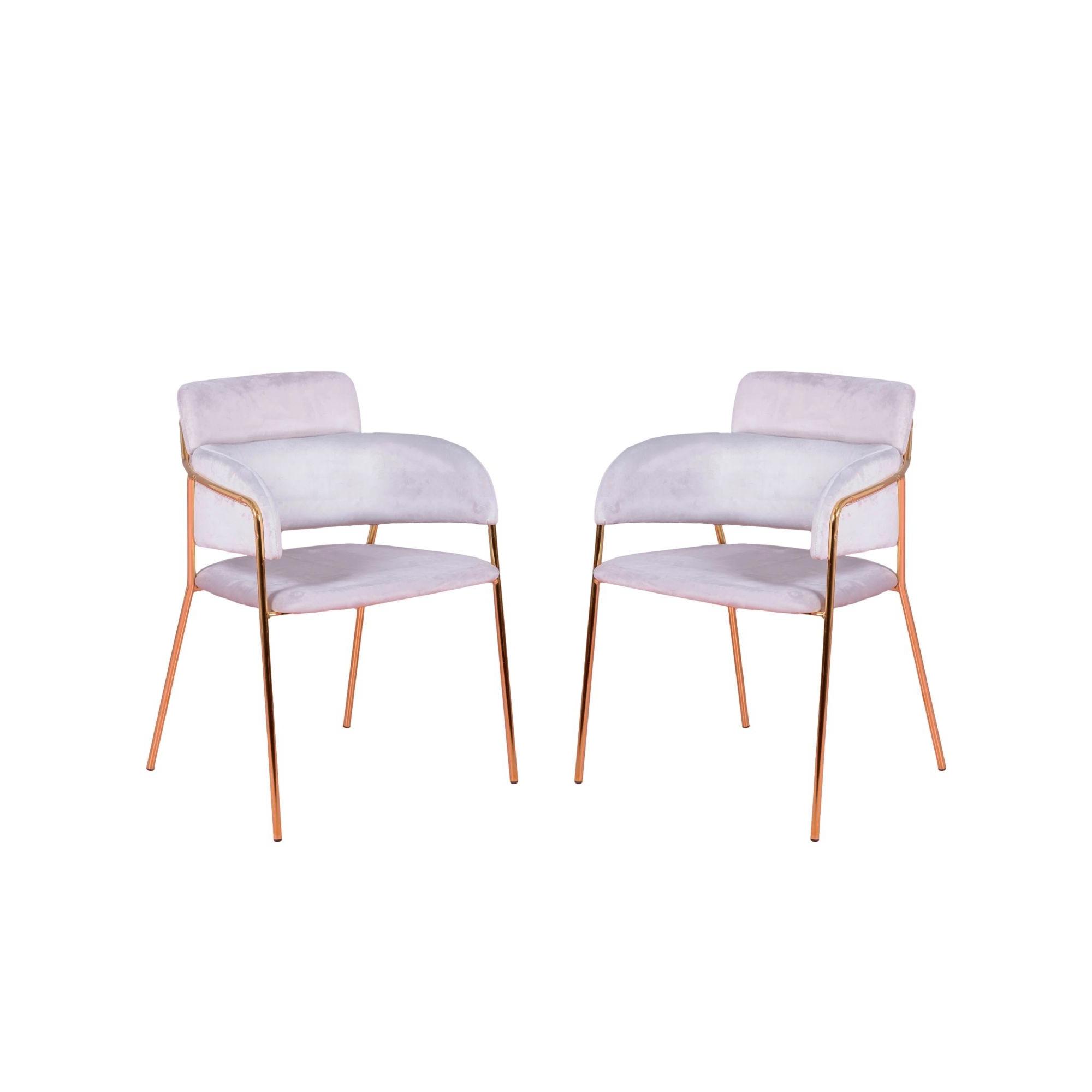 Nest Dream - Pack de 2 sillas de diseño tapizadas en terciopelo - Cruiser
