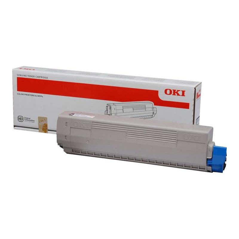 Oki mc853 / mc873 / mc883 amarillo cartucho de toner original - 45862837