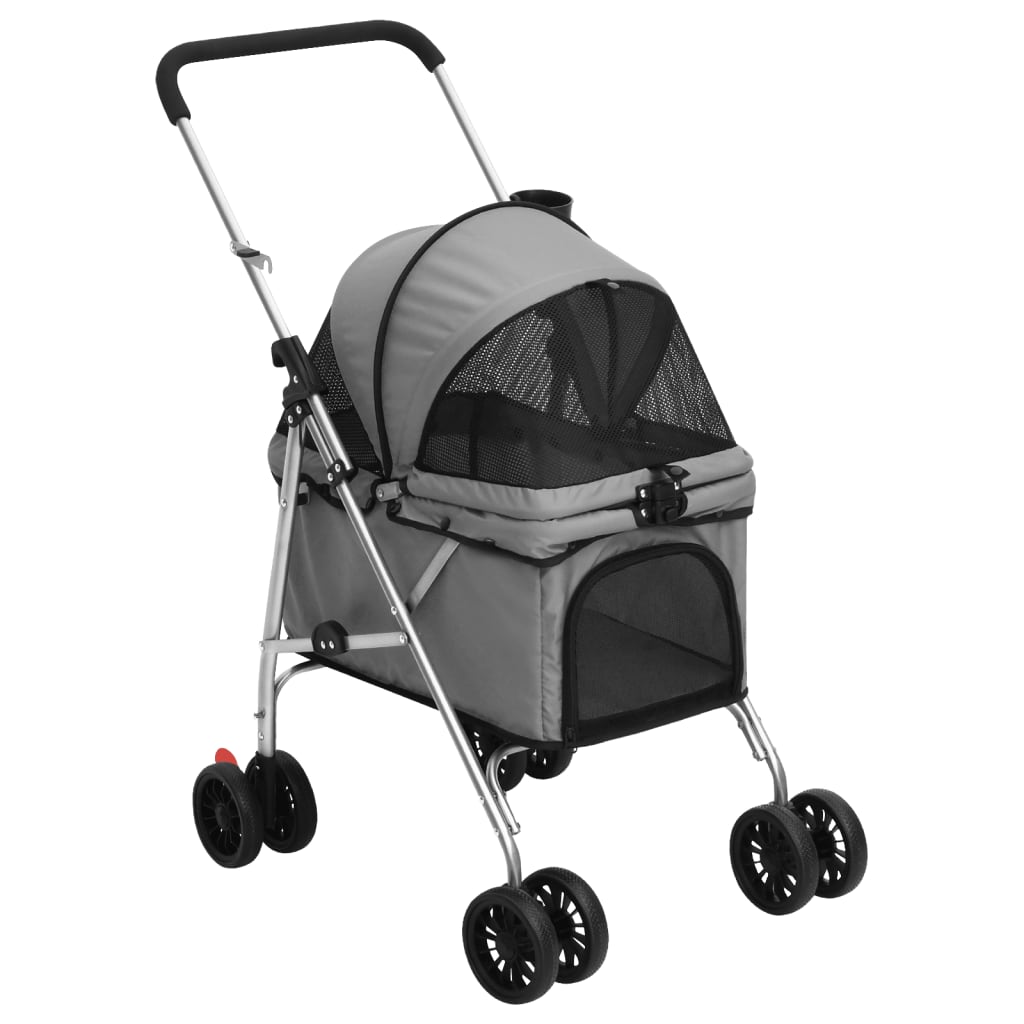 vidaXL Cochecito para perros plegable tela oxford 76x50x100 cm
