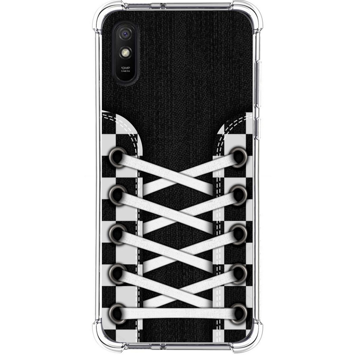 Tumundosmartphone Funda Silicona Antigolpes para Xiaomi Redmi 9A / 9AT diseño Zapatillas 03 Dibujos