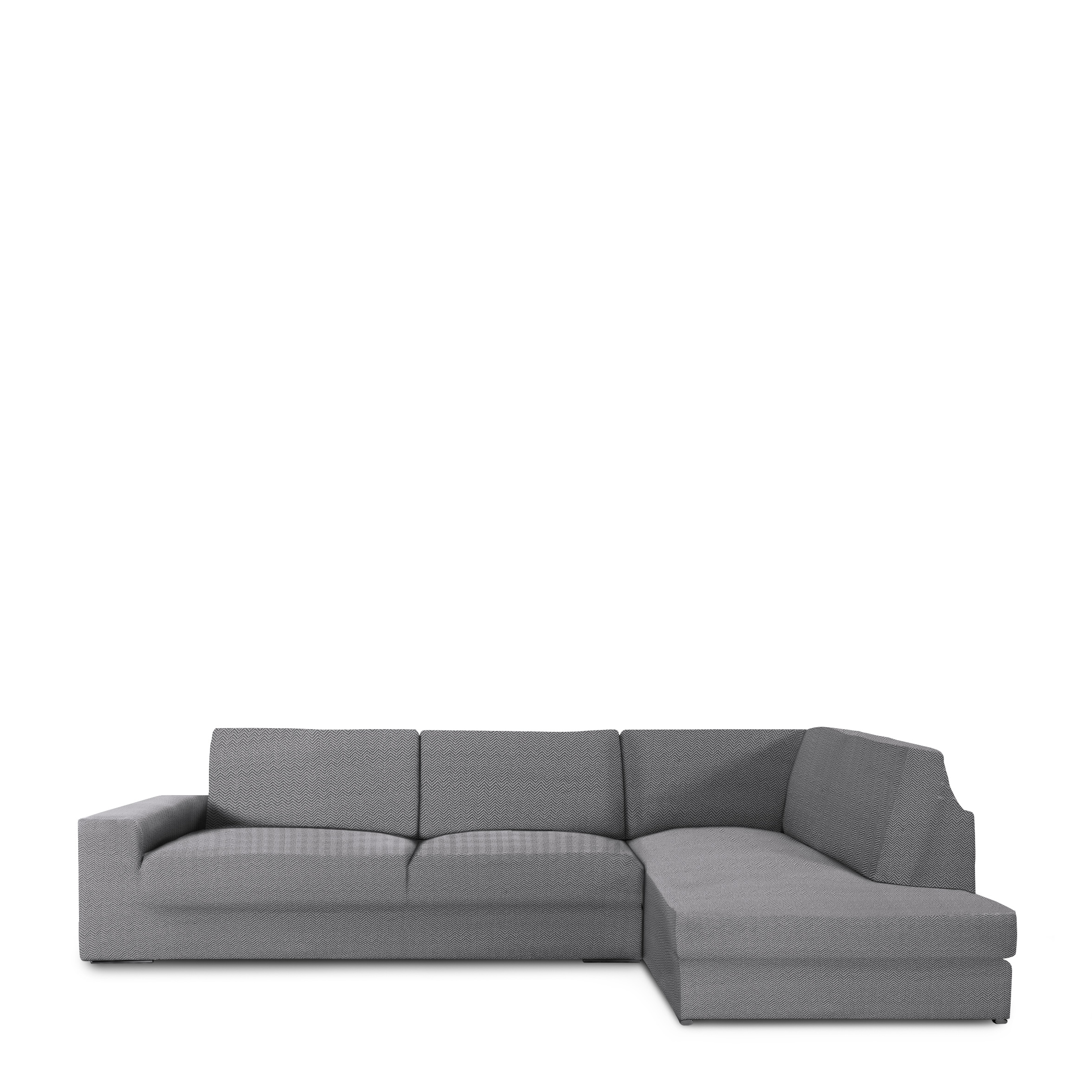 Fundas de sofa chaise longue con respaldo premium jaz derecho (Mirando de frente) c/6, Tamaño derecha, 170x310x110cm, Fábricada en España