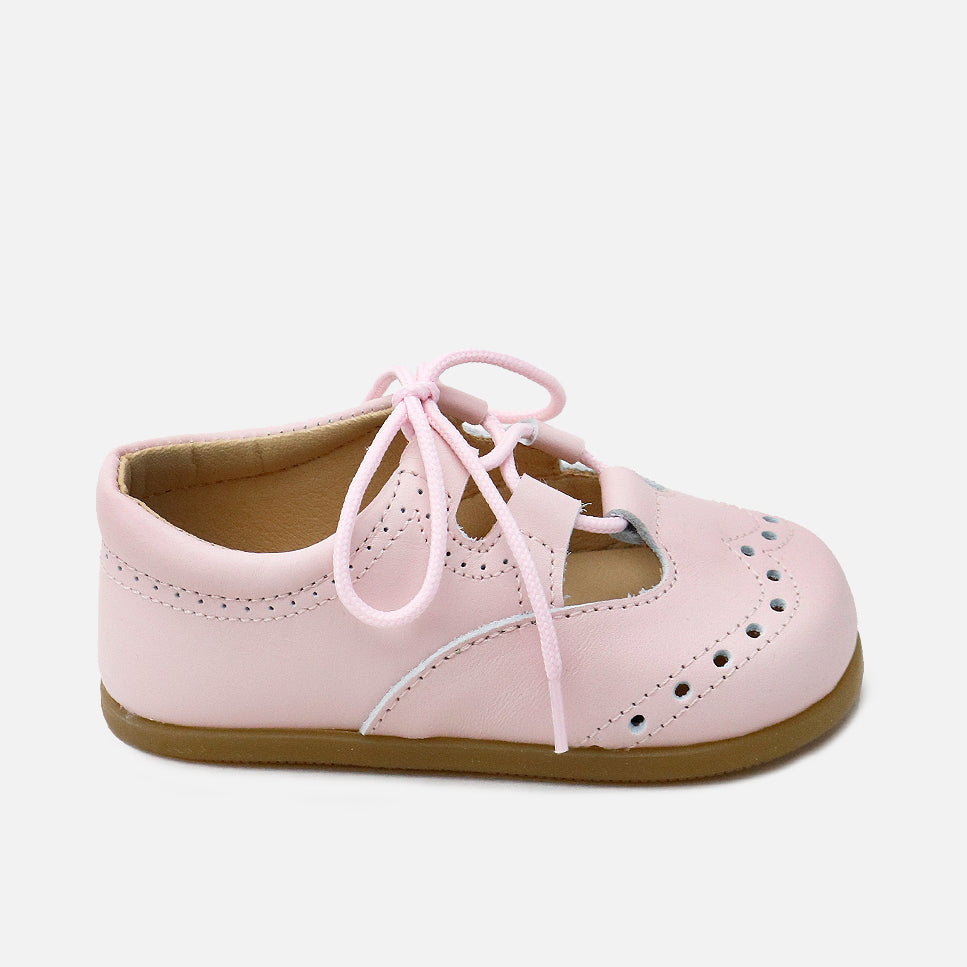 Inglesitos barefoot piel napa pink Elisoft | Eli 1957
