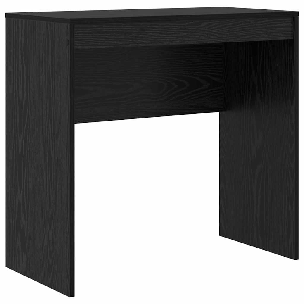 vidaXL Escritorio Roble Negro 80 x 40 x 76 cm