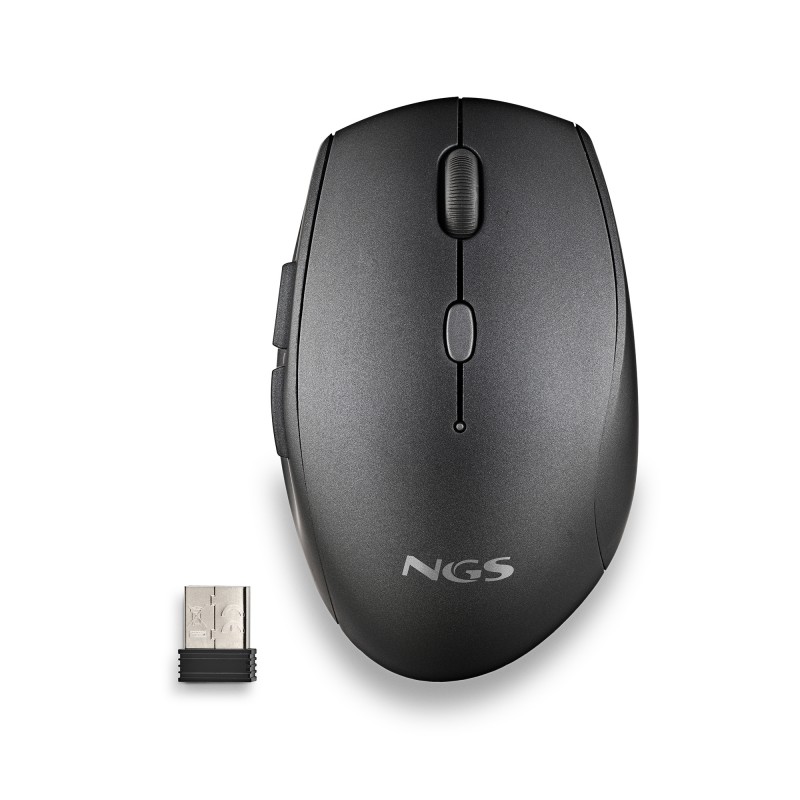 NGS - BEE ratón mano derecha Oficina RF inalámbrico Óptico 1600 DPI NGS-MOUSE-1228