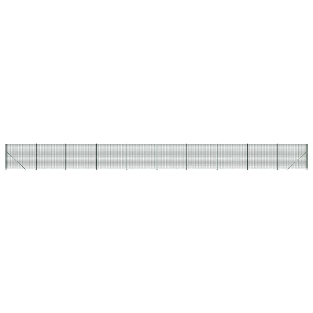 Cerca de Alambre Vidaxl 2,2x25 M Color Verde Antracita