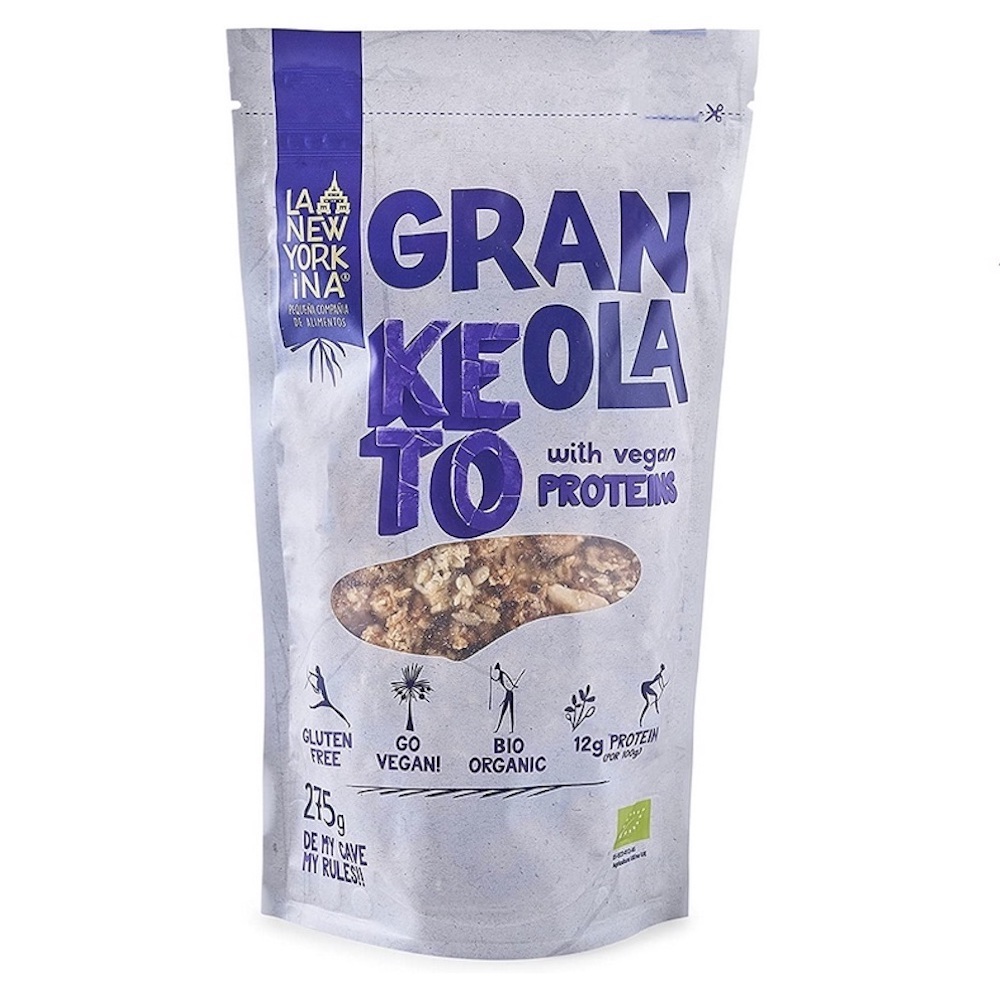 LA NEWYORKINA Granola Real Fooding, Deliciosa Granola Horneada con Aceite  de Oliva Virgen Extra y Pasta de Dátil, Avena, Almendras y Ralladura de  naranja