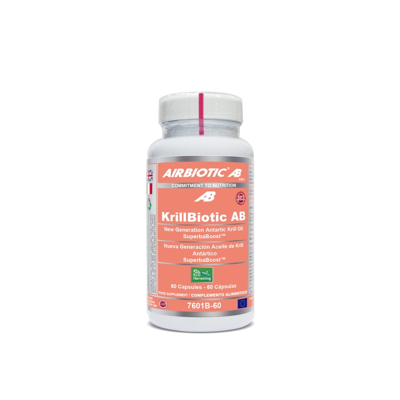Airbiotic Krillbiotic Ab 590 Mg Ecoharvesting 60 Caps..