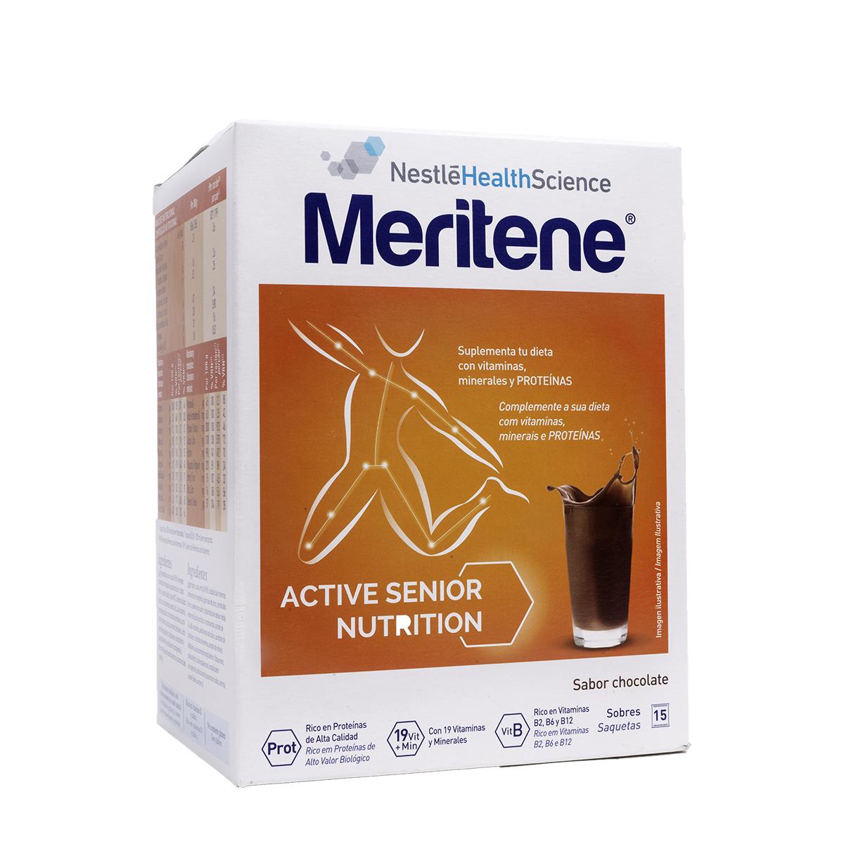 Meritene chocolate 30g 15 sobres