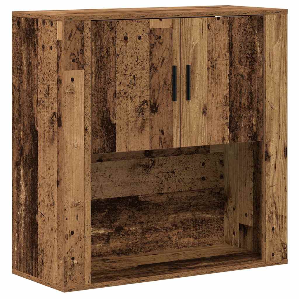 vidaXL Armario de pared madera contrachapada 80x33x80 cm Multicolor