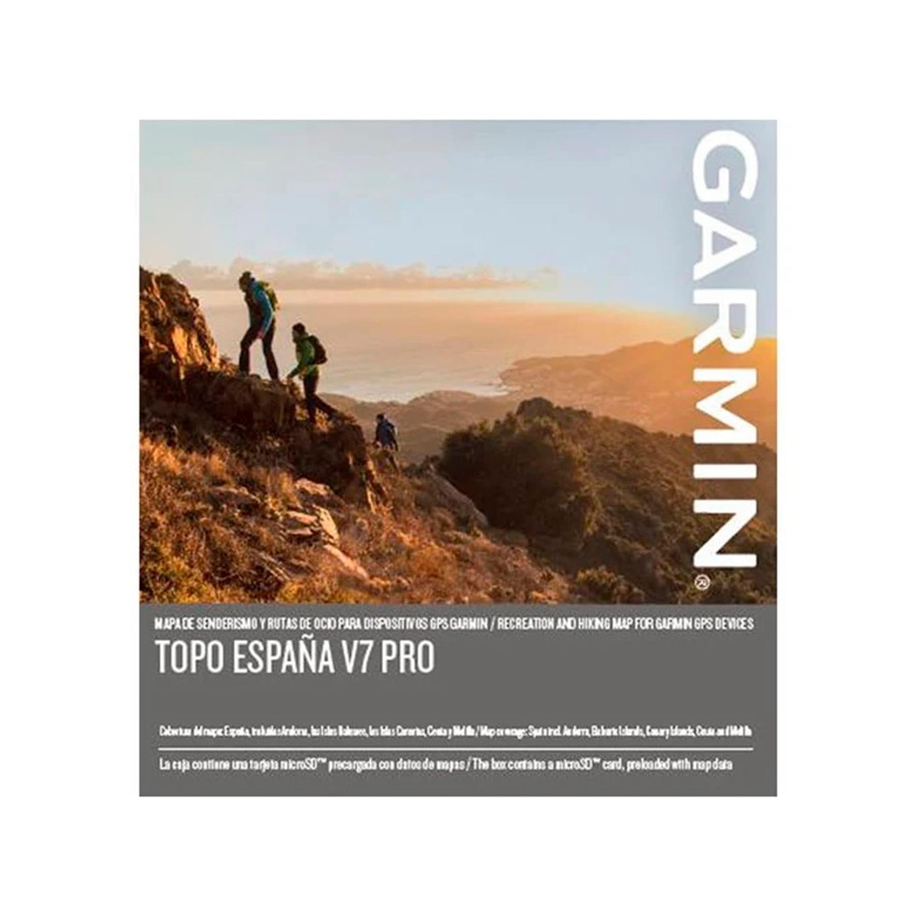 GARMIN TOPO Spain V7 PRO / Mapas en tarjeta microSD / SD