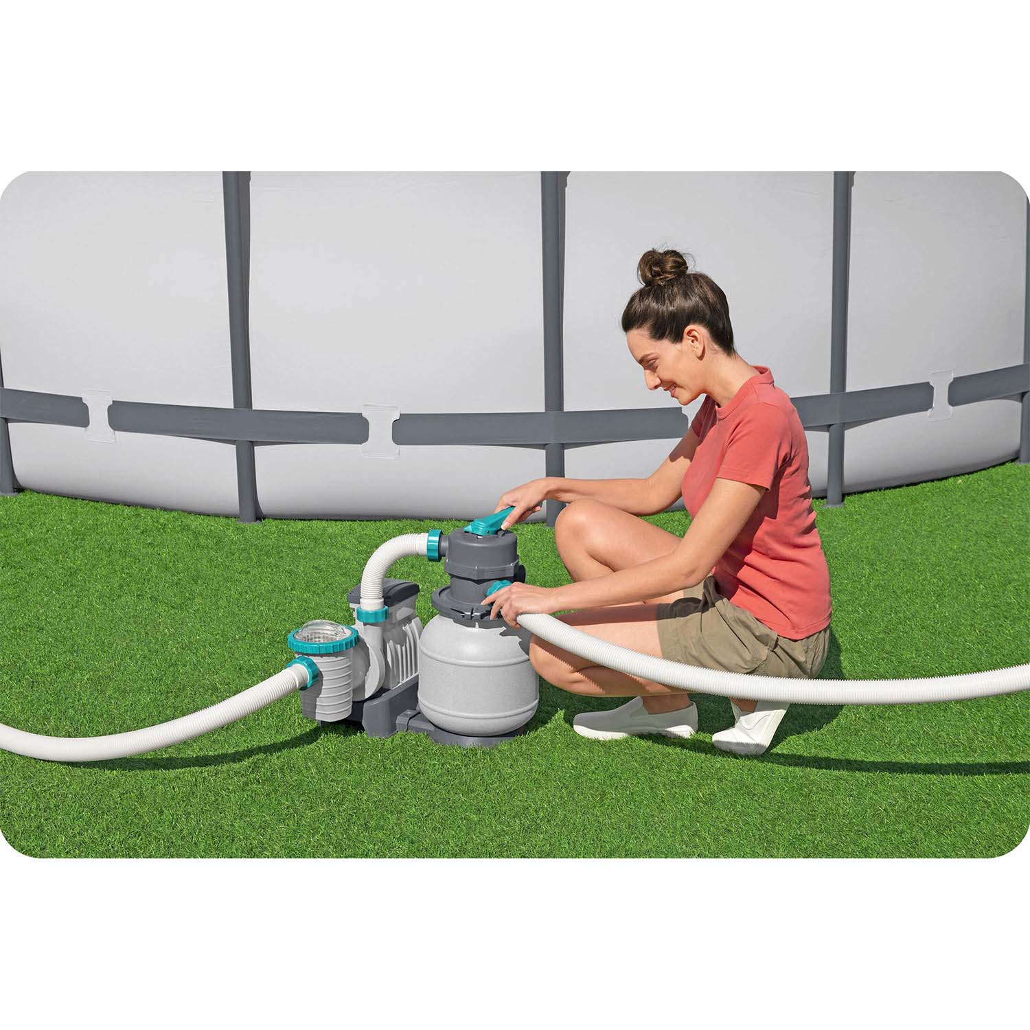 Bomba de arena para piscinas 5678 L/h Bestway 58497