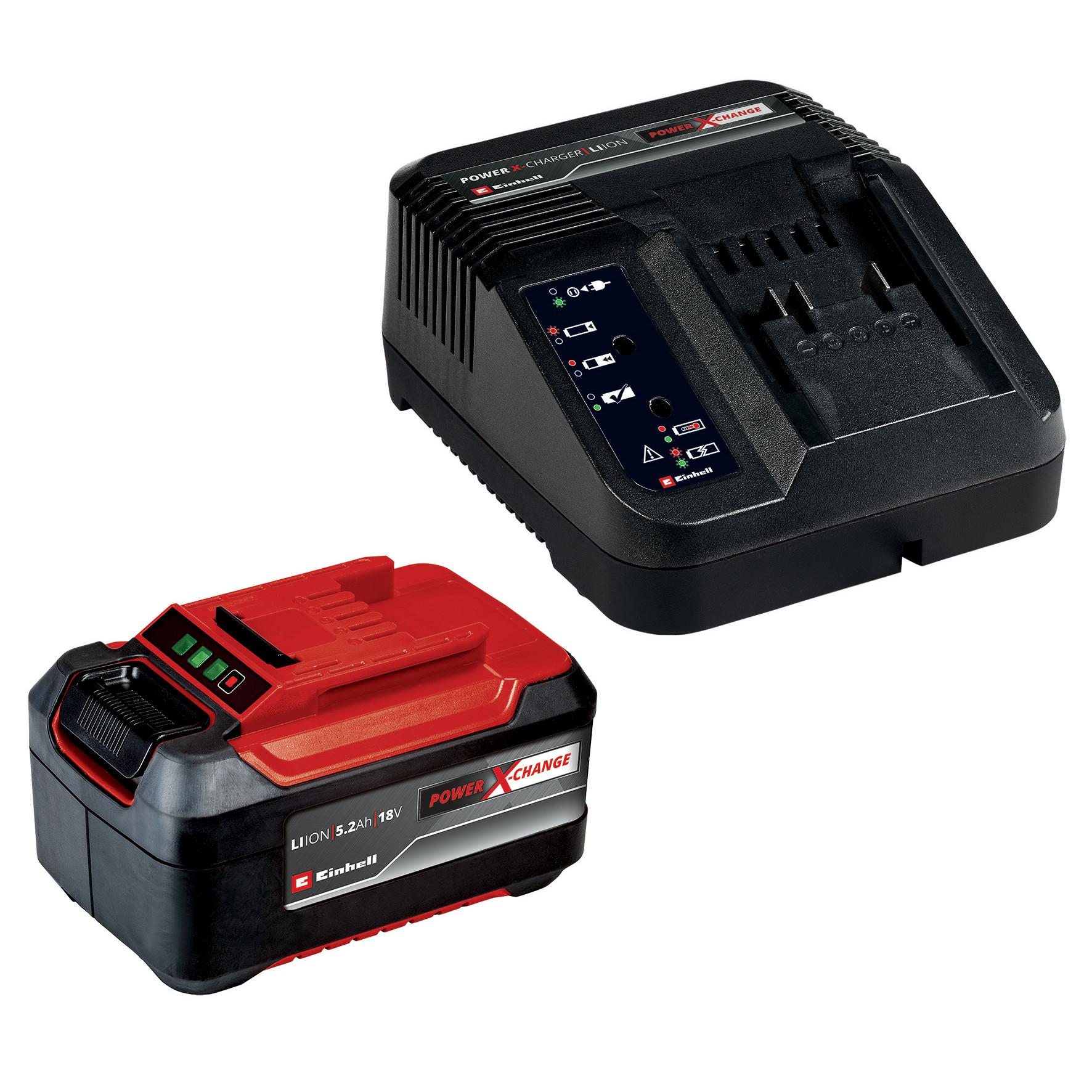 Einhell PXC Starter Kit 18V 5.2Ah (4512147) – Batería y Cargador