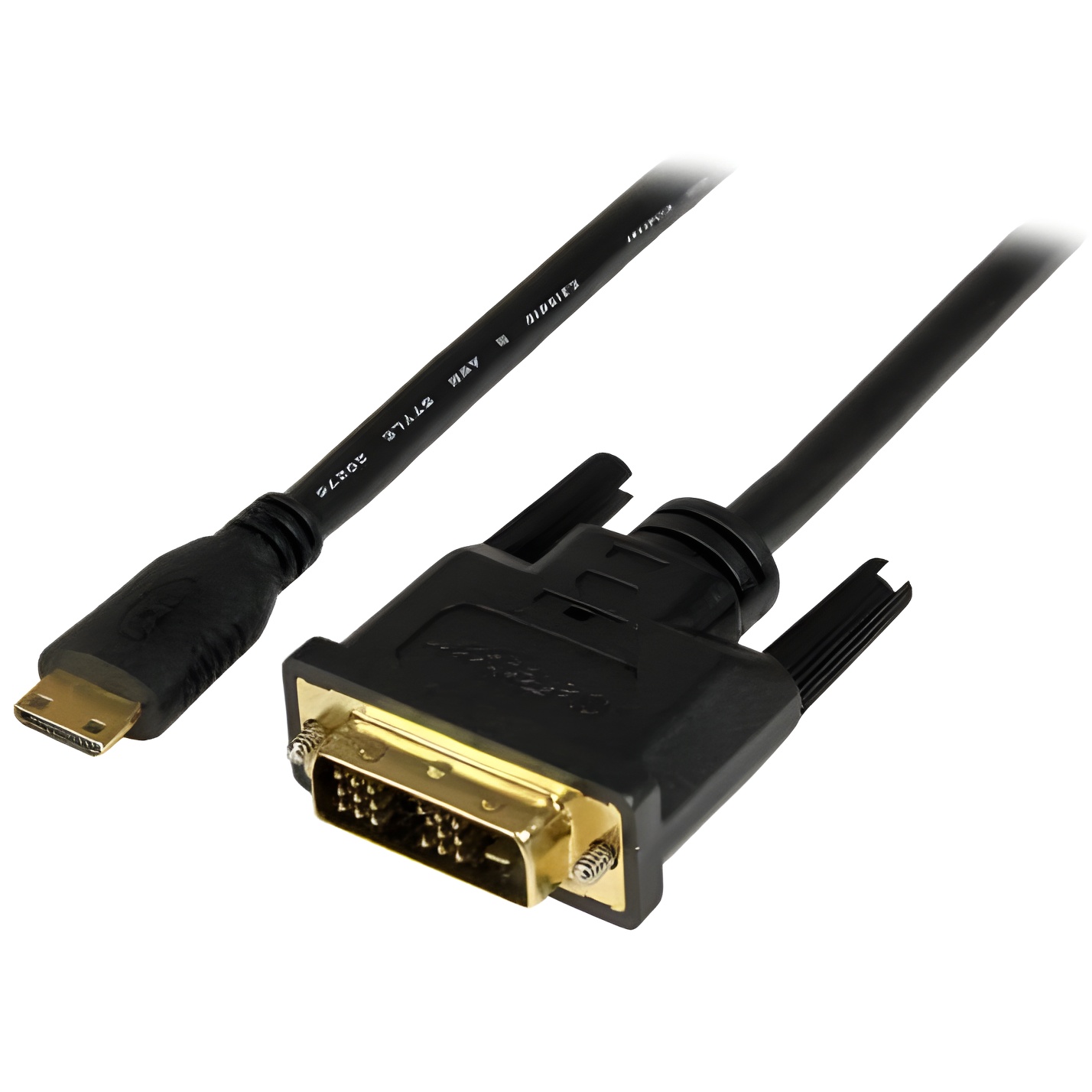 Startech.com adaptador cable conversor de 2m mini hdmi® a dvi-d para tablet y camara,garantia lifetime