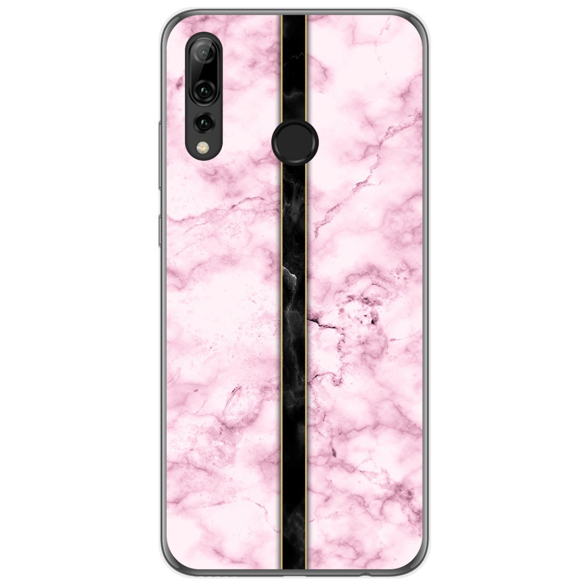 Tumundosmartphone Funda Gel Tpu para Huawei P Smart Plus 2019 diseño Mármol 04 Dibujos