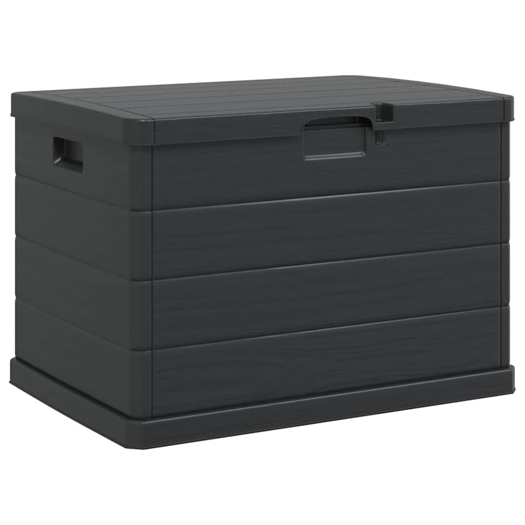 vidaXL Caja de Almacenamiento para Jardín con almacenamiento Antracita