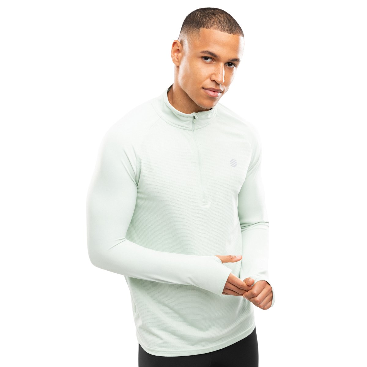 SIROKO - Sudadera Media Cremallera INTUIT Running para Hombre_