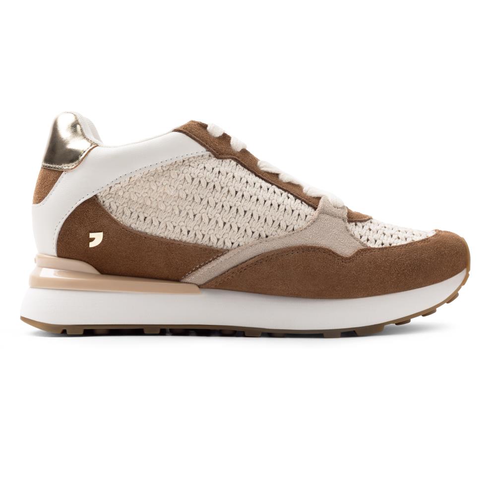 ZAPATILLAS CUÑA PIEL Y CROCHET DAPITAN