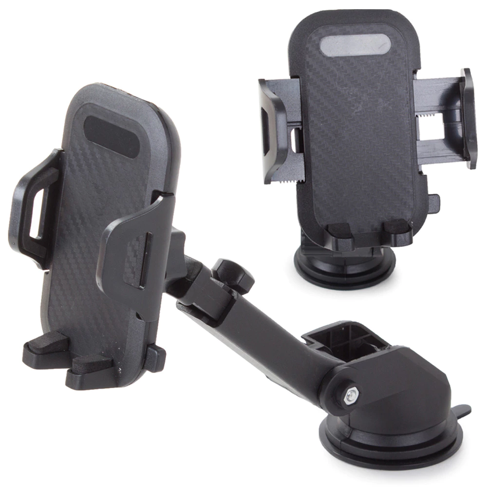 SOPORTE MOVIL Coche 【Robusto y Seguro】Suporte Universal para coche, Ventosa & Salpicadero & Parabrisas, Compatible con iPhone 15 14 13 12 11 Pro MAX XS XR X, Galaxy