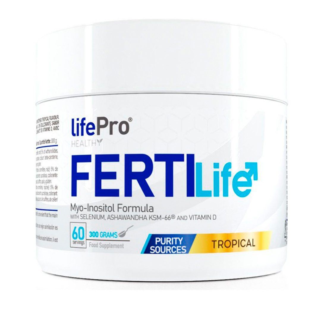 LIFE PRO NUTRITION FERTI LIFE MAN 300G - Suplemento con Inositol - Favorece la Salud Intima Masculina