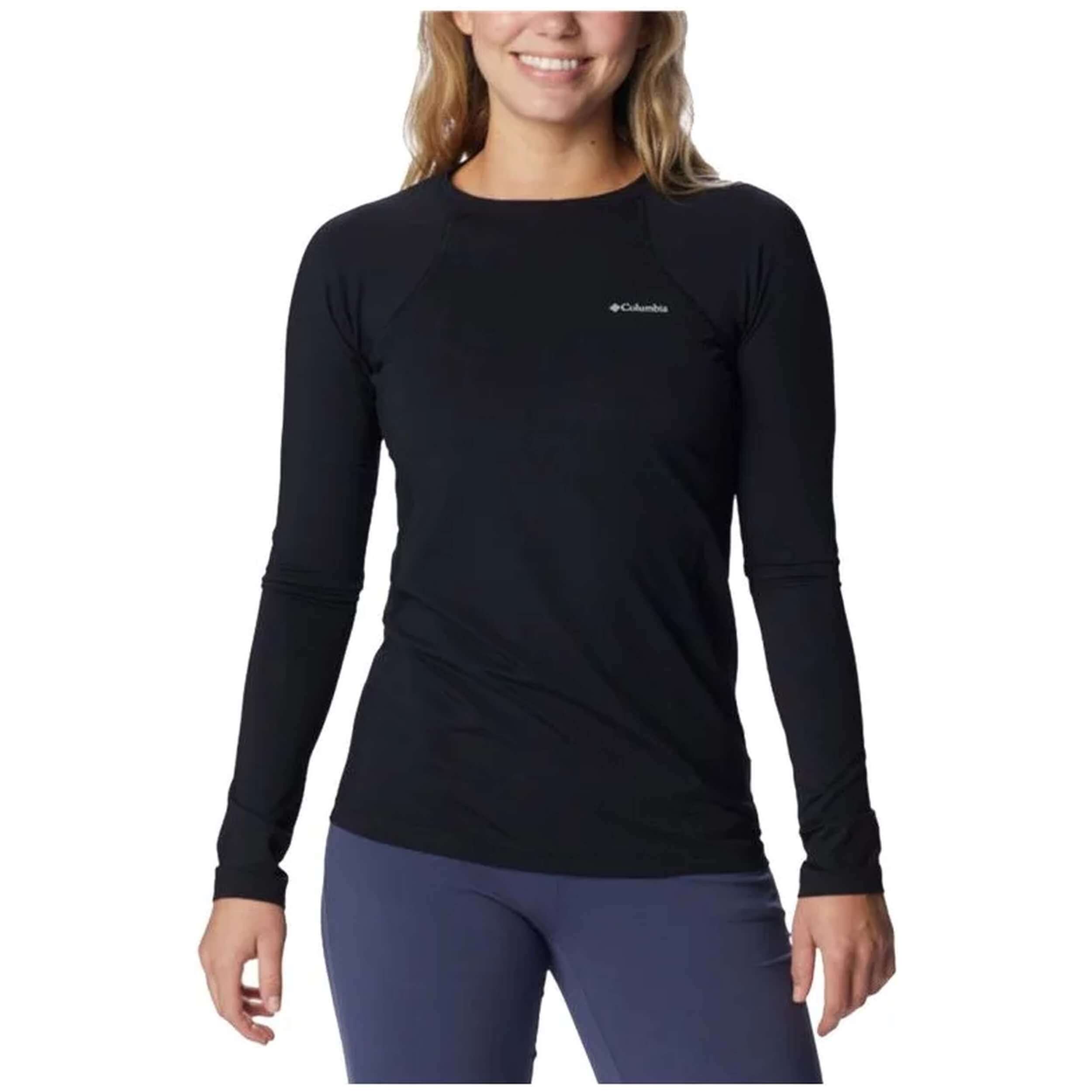 Camiseta Columbia modelo Midweight Stretch Long Sleeve Top en color Negro