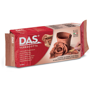 PASTA MODELAR DAS TERRACOTA - BLANCA Y GRIS - 500gr - 1 KG - PASTA PARA MANUALIDADES