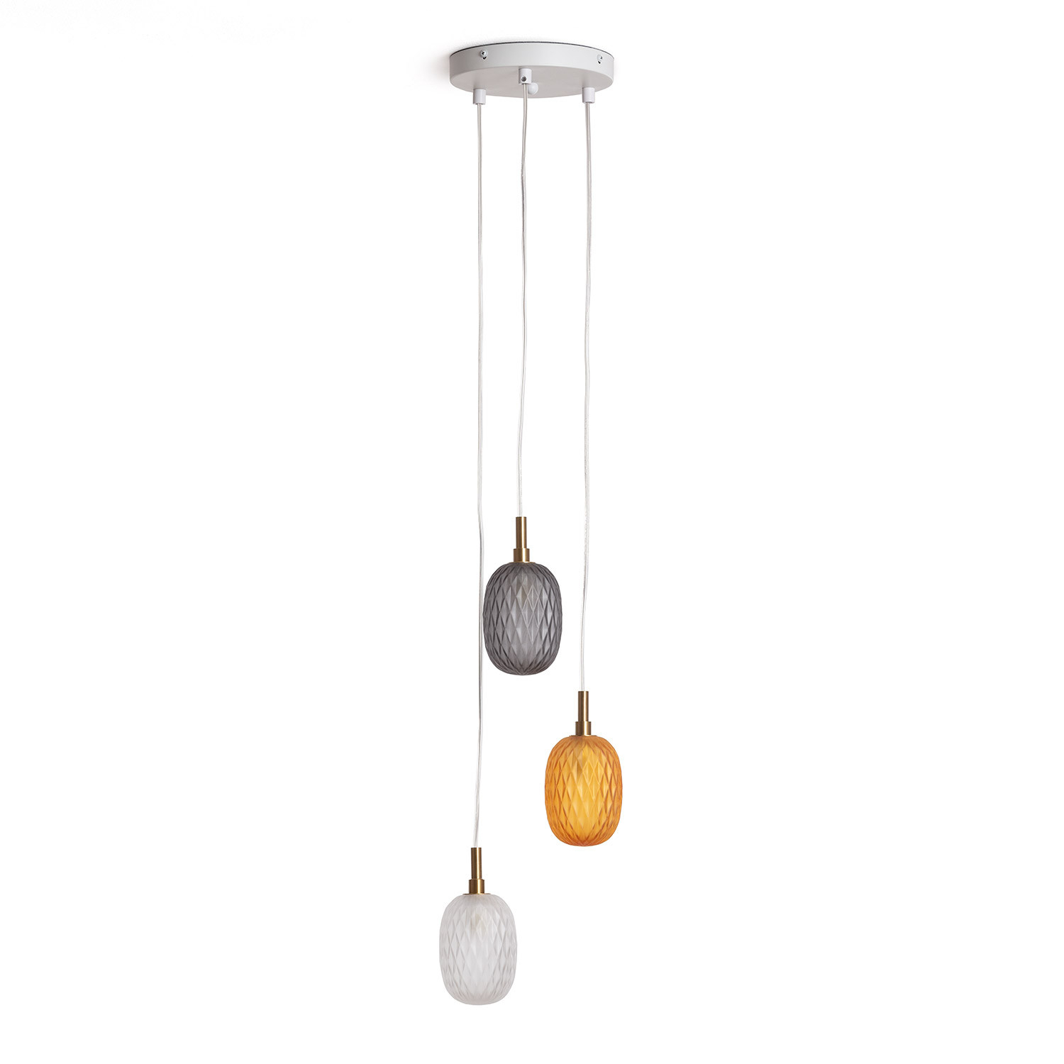 Ledkia Lámpara Colgante Cristal Shalim Multicolor