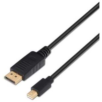 Cable Mini DisplayPort Aisens A124-0131/ DisplayPort Macho - Mini DisplayPort Macho/ Hasta 5W/ 2300M