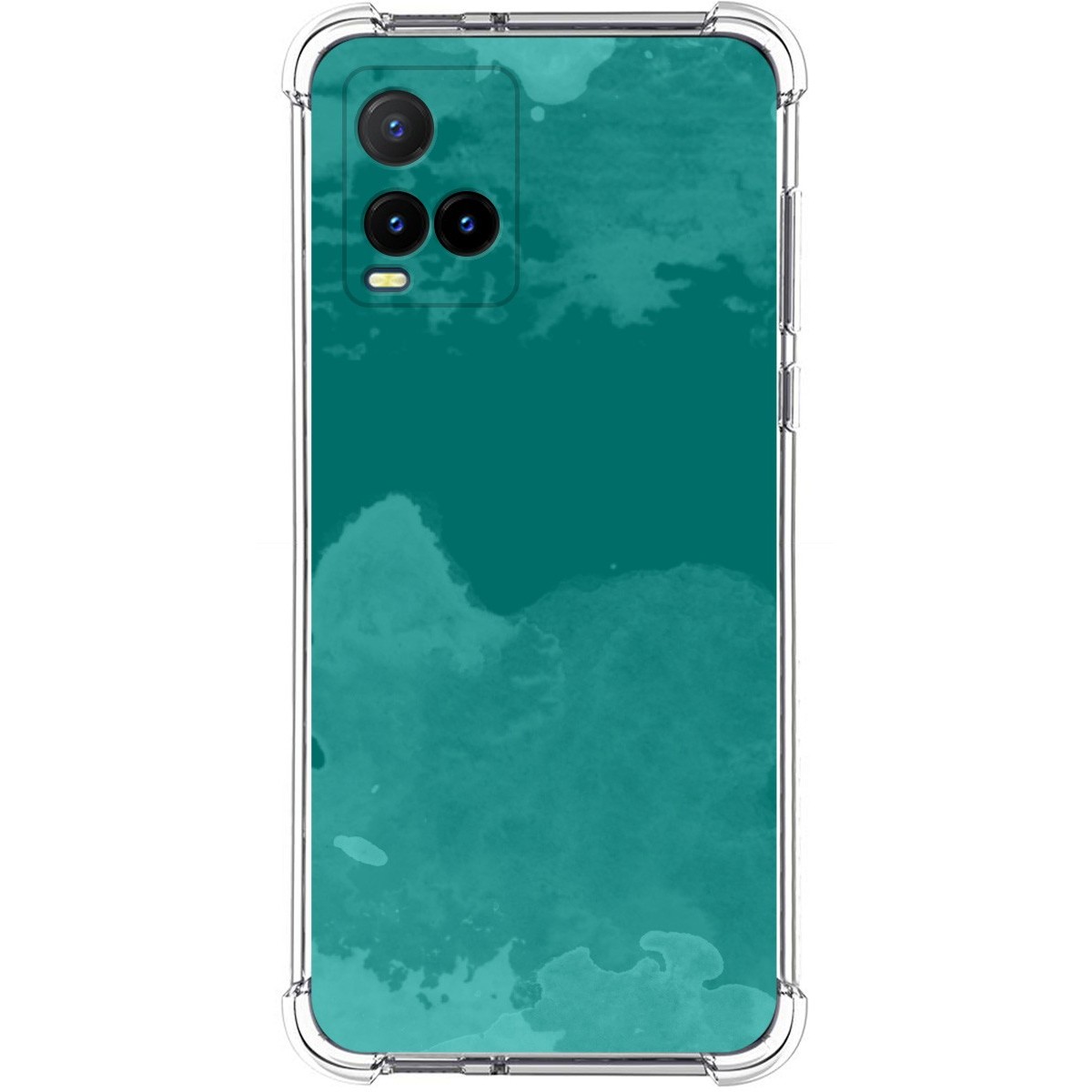 Funda Silicona Antigolpes para Vivo Y21 / Y21s / Y33s diseño Acuarela 06 Dibujos