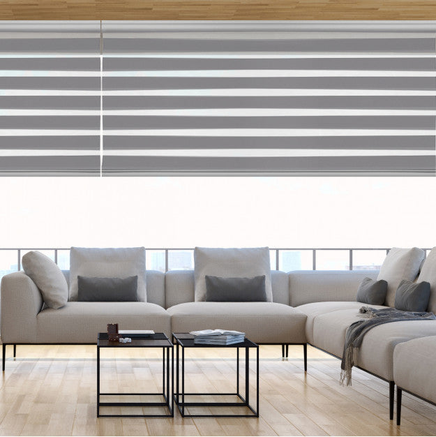 10XDIEZ Enrollable platinum duolux  - Práctico y fácil de instalar, perfecto para decorar y regular la luz
