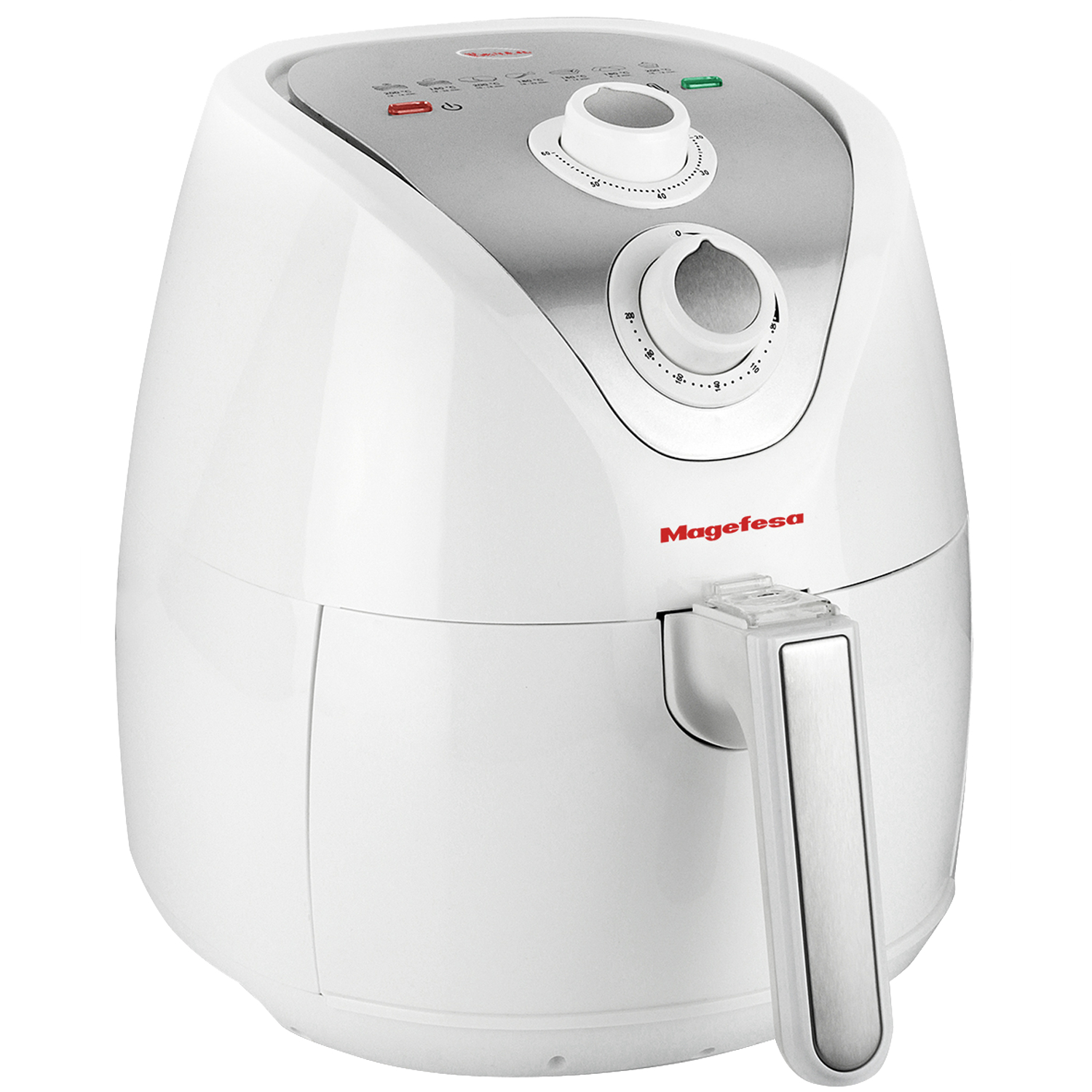 MAGEFESA BOREA Freidora de Aire de 1500W, 3.2L, Apagado Automático, Programas para Alimentos Comunes, Temperatura Regulable