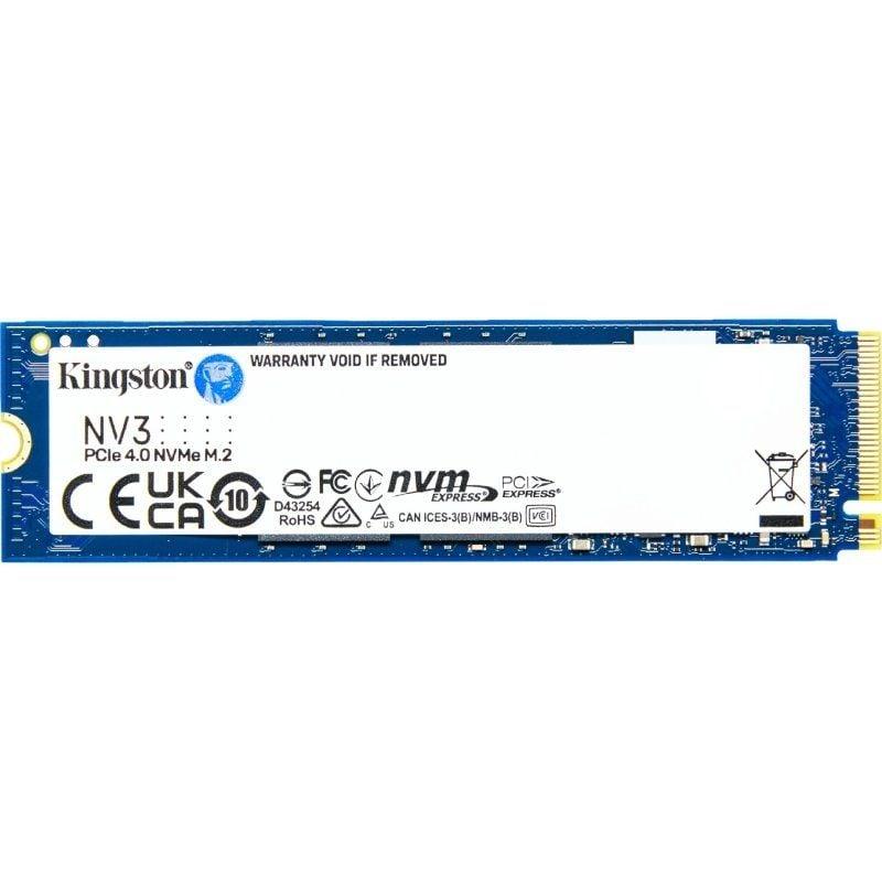 Disco Duro Kingston NV3 2 TB SSD M.2 NVMe 2280 PCIe 4.0 3D NAND