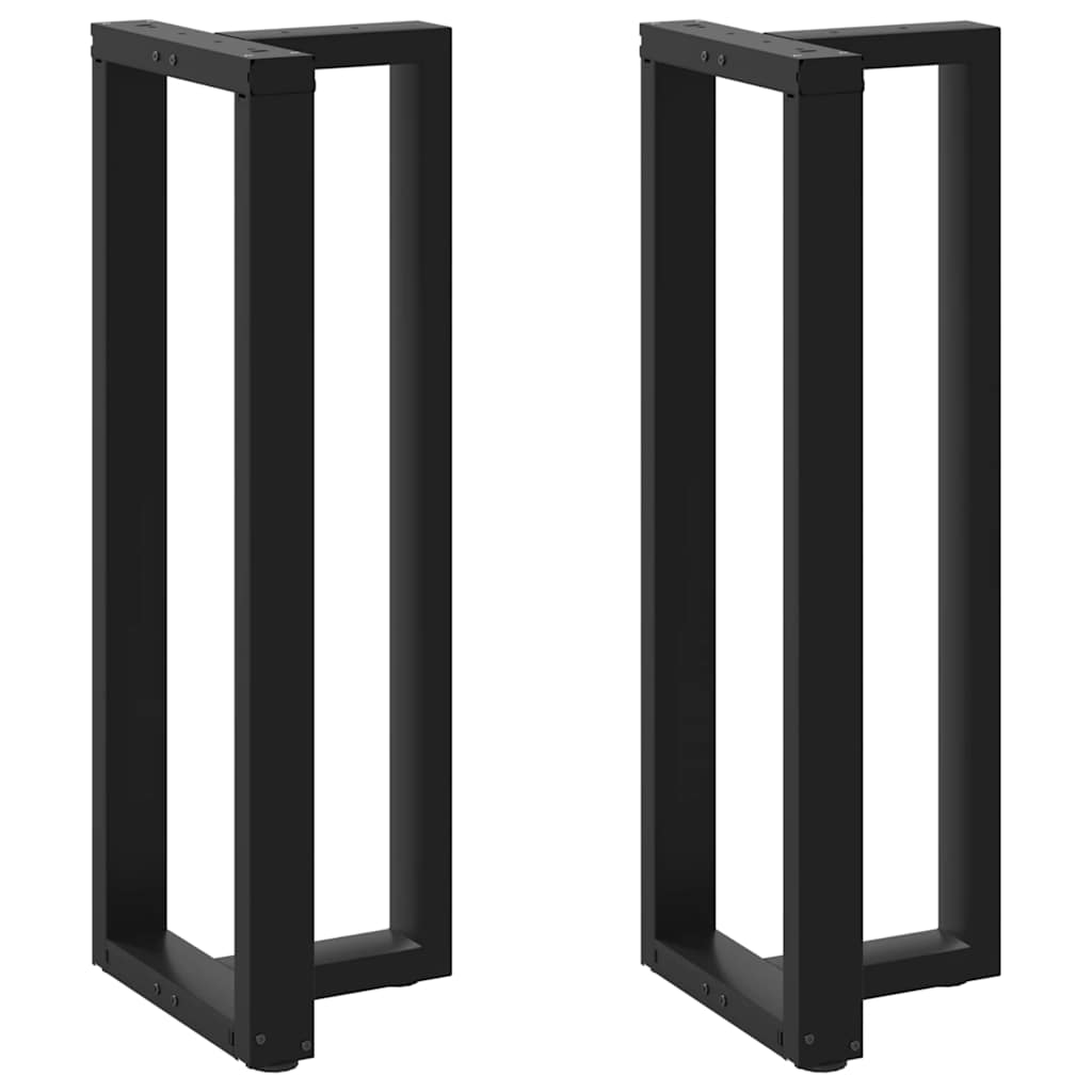 vidaXL Patas para mesa de bar en forma de T (2 unidades) 50 x 35 x (110-111) cm, acero