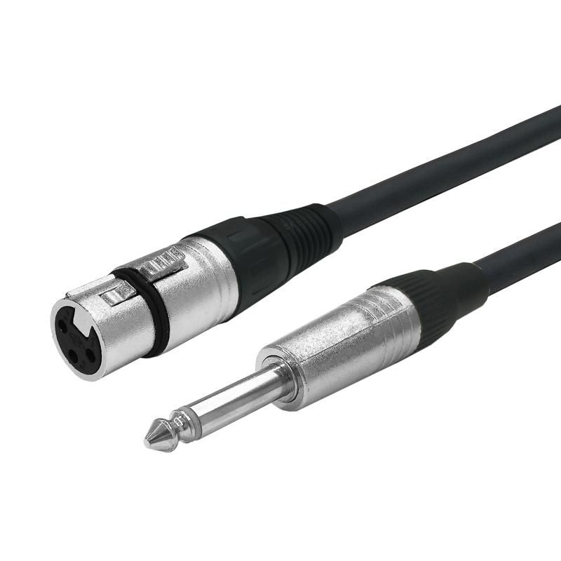 Cable de Audio Vivolink XLR F a Jack Mono 6.35mm de Alta Calidad